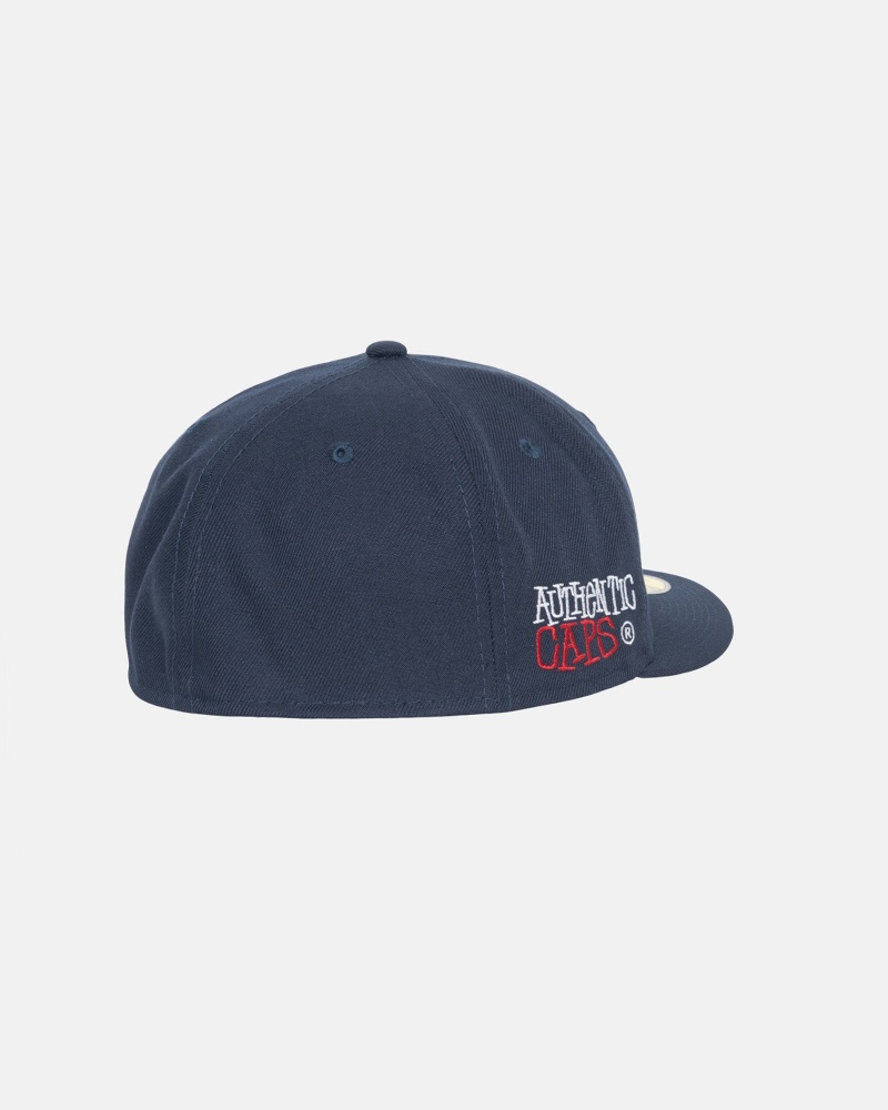 Stussy New Era 59fifty Authentic Hatut Laivastonsininen | 97642-PTBY