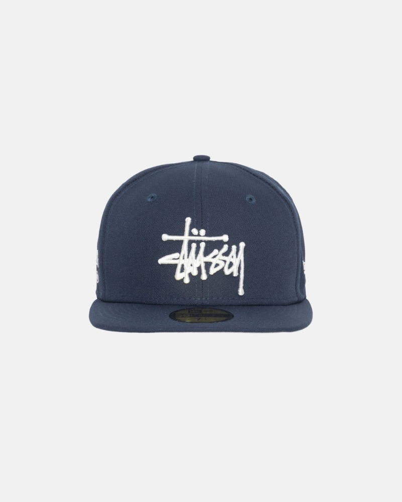 Stussy New Era 59fifty Authentic Hatut Laivastonsininen | 97642-PTBY