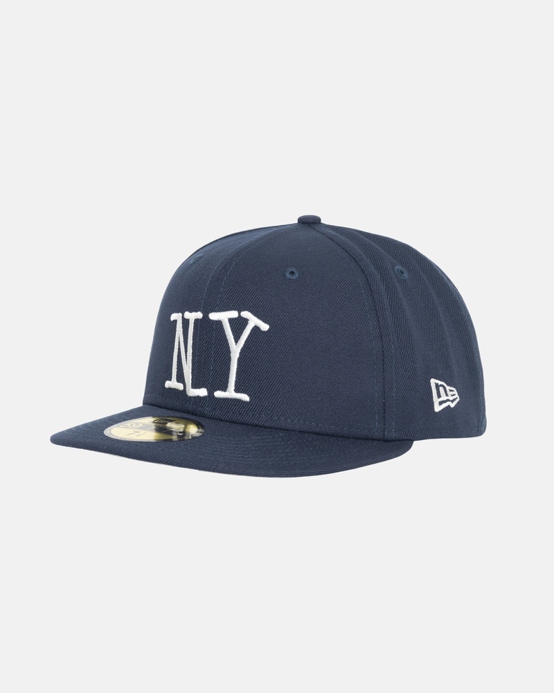 Stussy New Era 59fifty Ny Hatut Laivastonsininen | 19287-EYRA