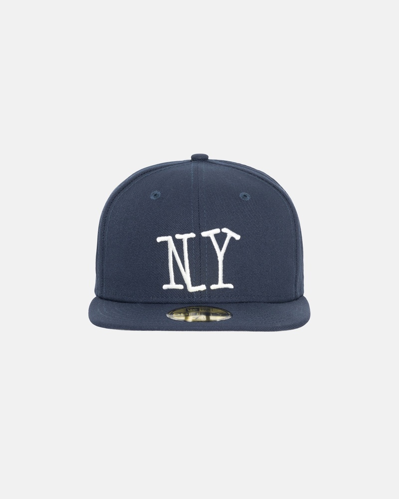 Stussy New Era 59fifty Ny Hatut Laivastonsininen | 19287-EYRA