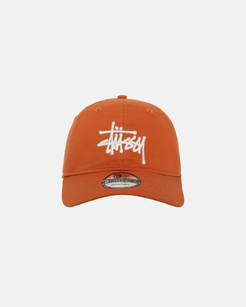 Stussy New Era 9twenty Basic Strapback Hatut Oranssi | 91682-BSDL