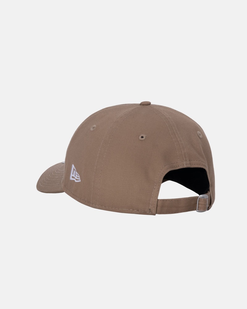 Stussy New Era 9twenty Ss Link Strapback Hatut Khaki | 52741-BOLX