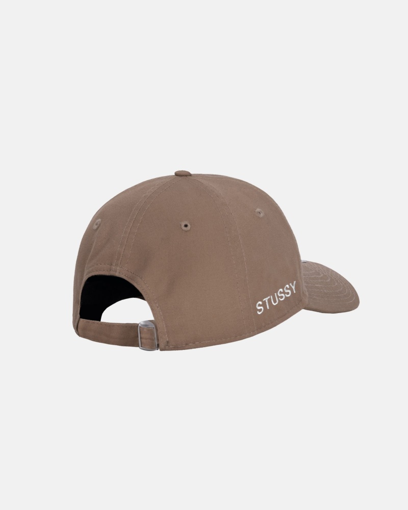 Stussy New Era 9twenty Ss Link Strapback Hatut Khaki | 52741-BOLX