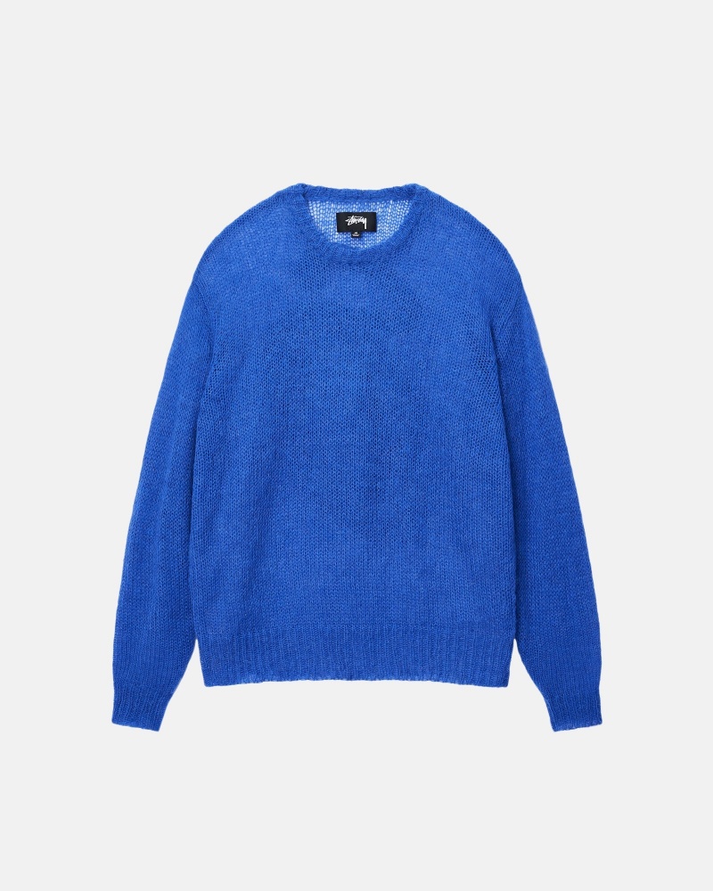 Stussy S Loose Knit Neulepuserot Sininen | 84065-BRDA