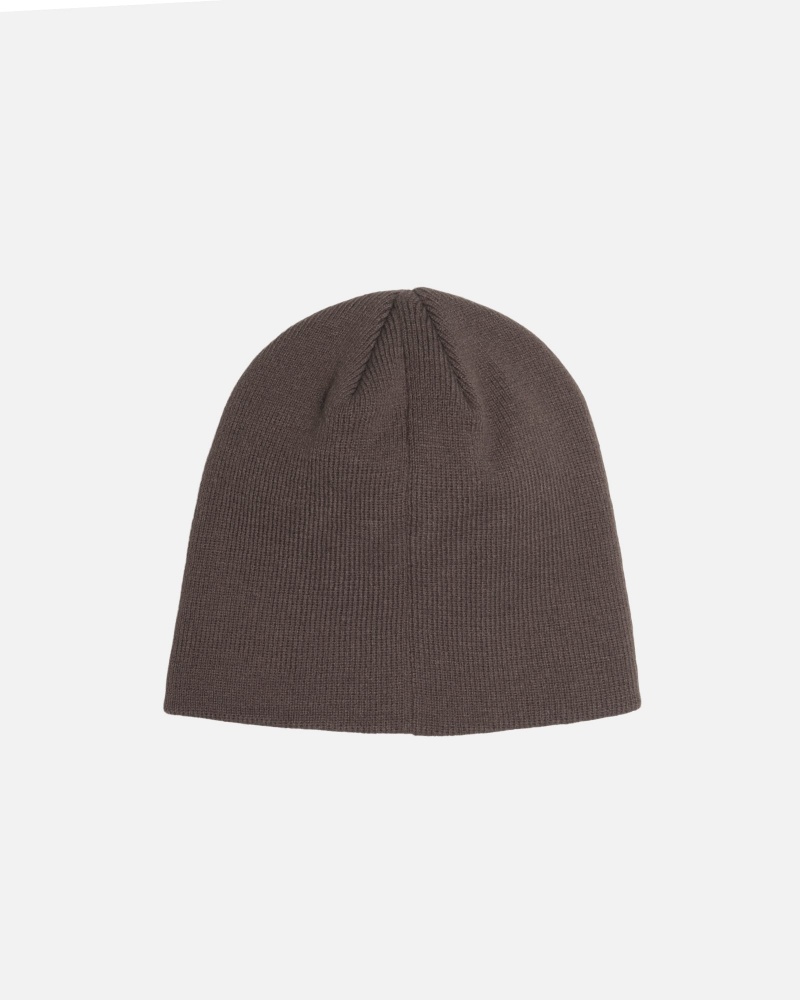 Stussy Skullcap Basic Hatut Tummanharmaat | 86179-UNAK