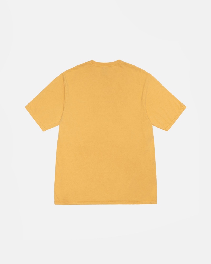 Stussy Small Stock Pigment Dyed T Paidat Oranssi | 82064-IJVM