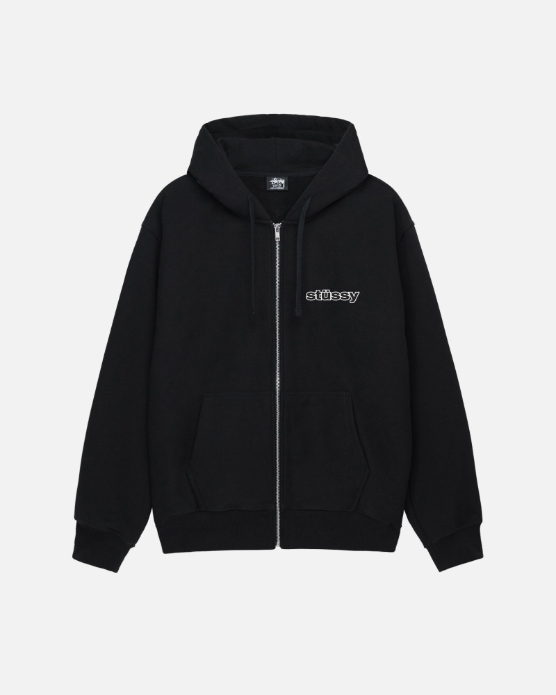 Stussy Ss-Link Zip Huppari Mustat | 85294-RKOA