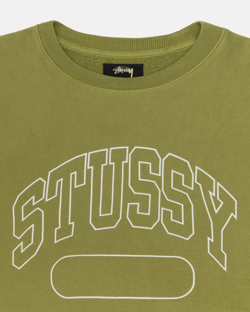 Stussy Varsity Oversized Crew Puserot Vihreä | 20419-EYQS