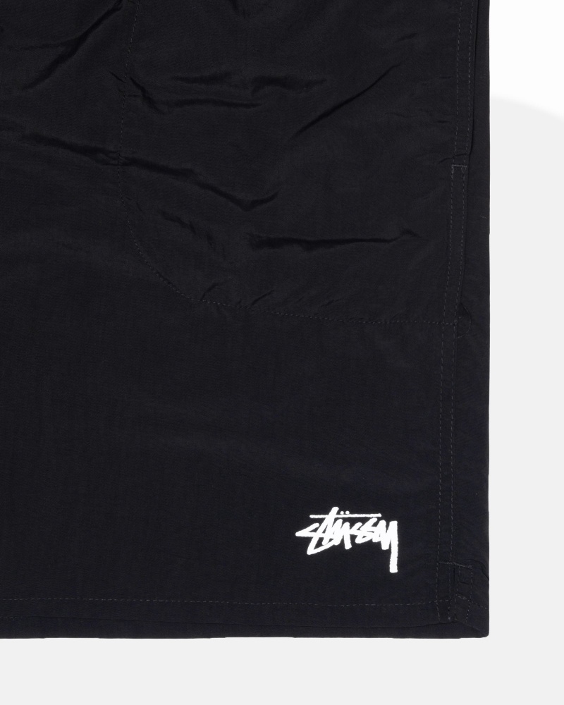 Stussy Vesi Stock Shortsit Mustat | 30826-SJIZ